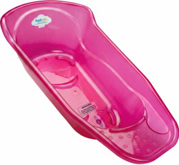 BANHEIRA PLAST.C/DRENO 20LTS ROSA